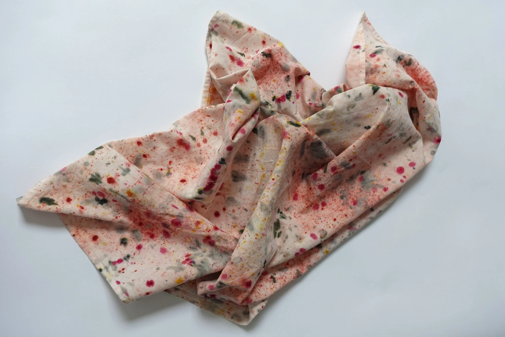 Abstract Botanically Dyed Recycled Cotton Tea Towel - Image 10