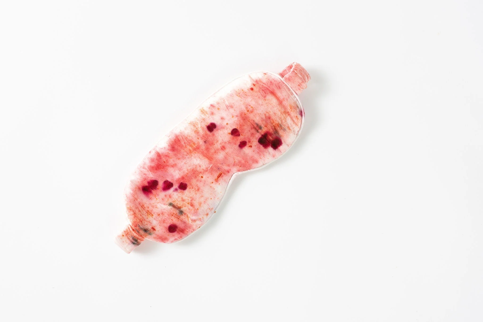Abstract Botanically Dyed Silk Sleep Mask - Image 3