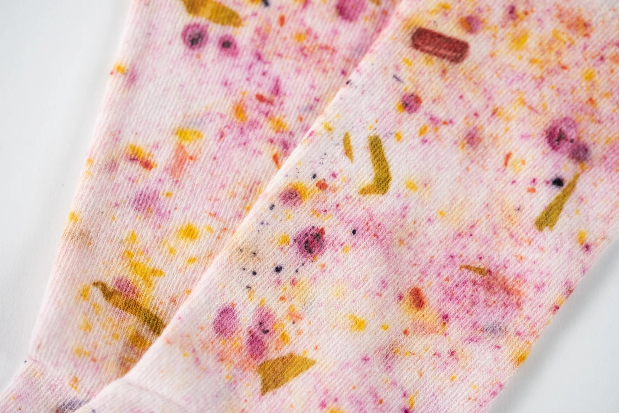Abstract Bundle Dyed Cotton Crew Sock - Image 3