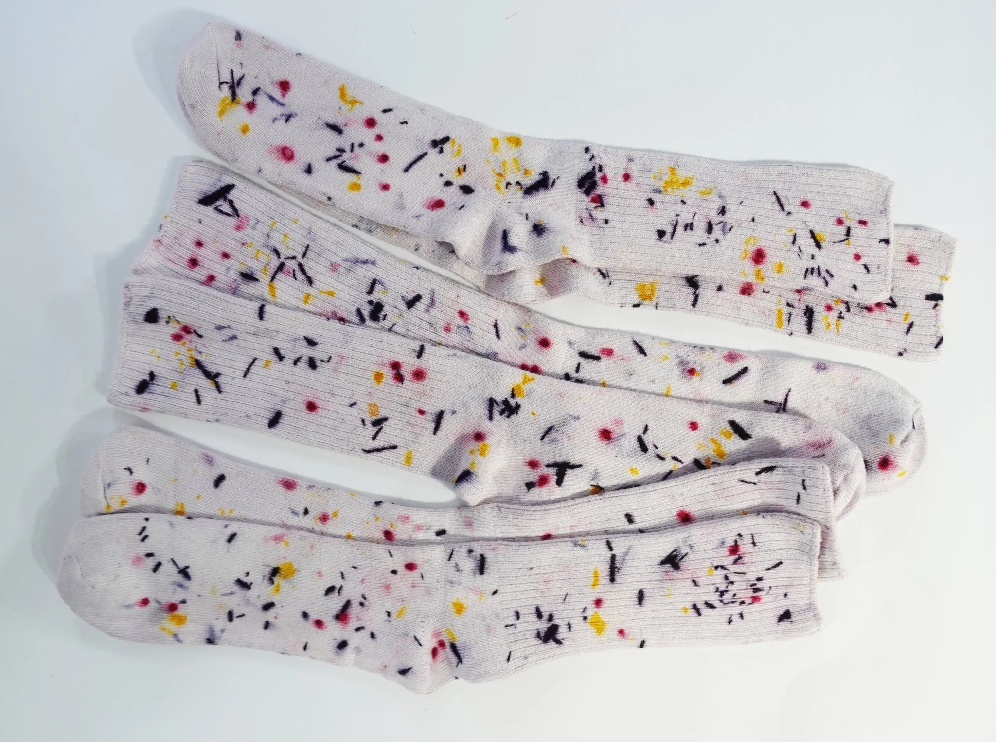Abstract Bundled Dyed Bamboo Sock - Image 12