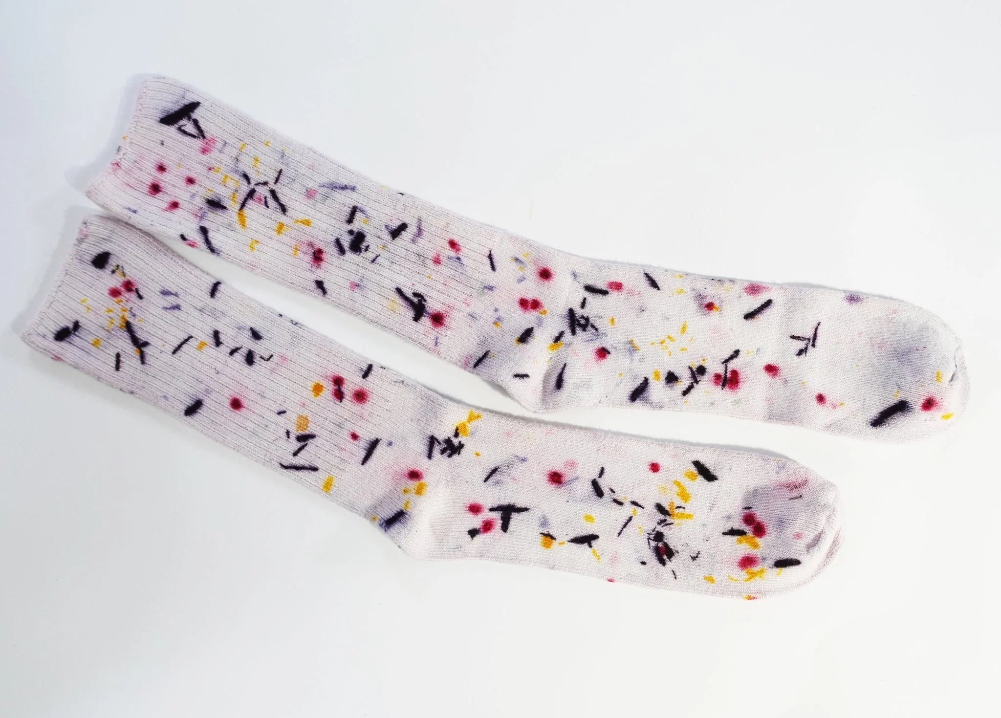Abstract Bundled Dyed Bamboo Sock - Image 9
