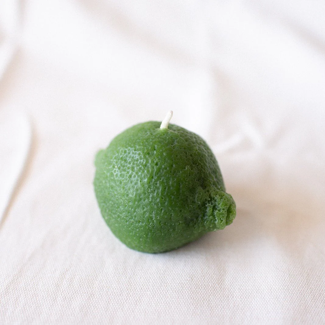 Beeswax Lime Candle