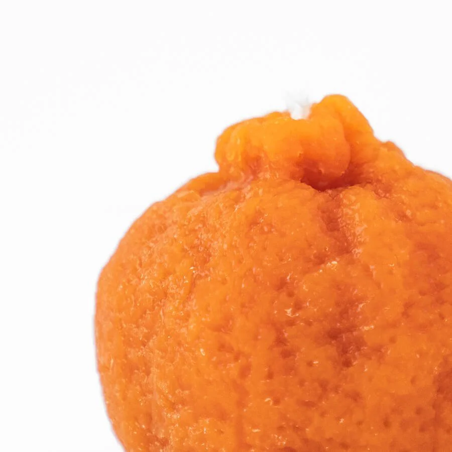 BEESWAX MANDARIN ORANGE CANDLE - Image 3