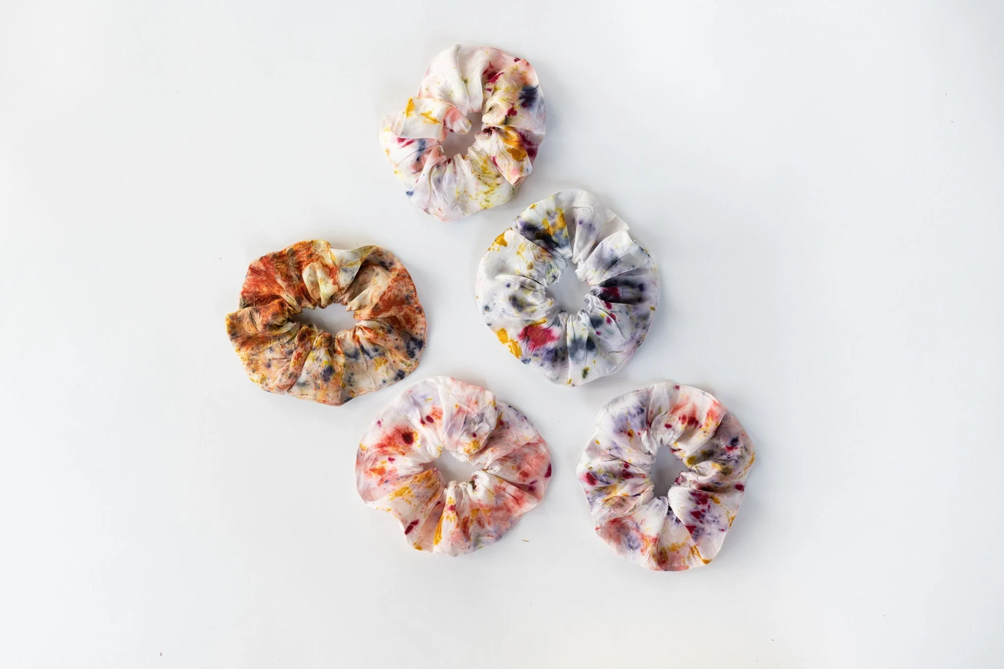 Botanically Dyed Silk Hair Scrunchie - Image 11