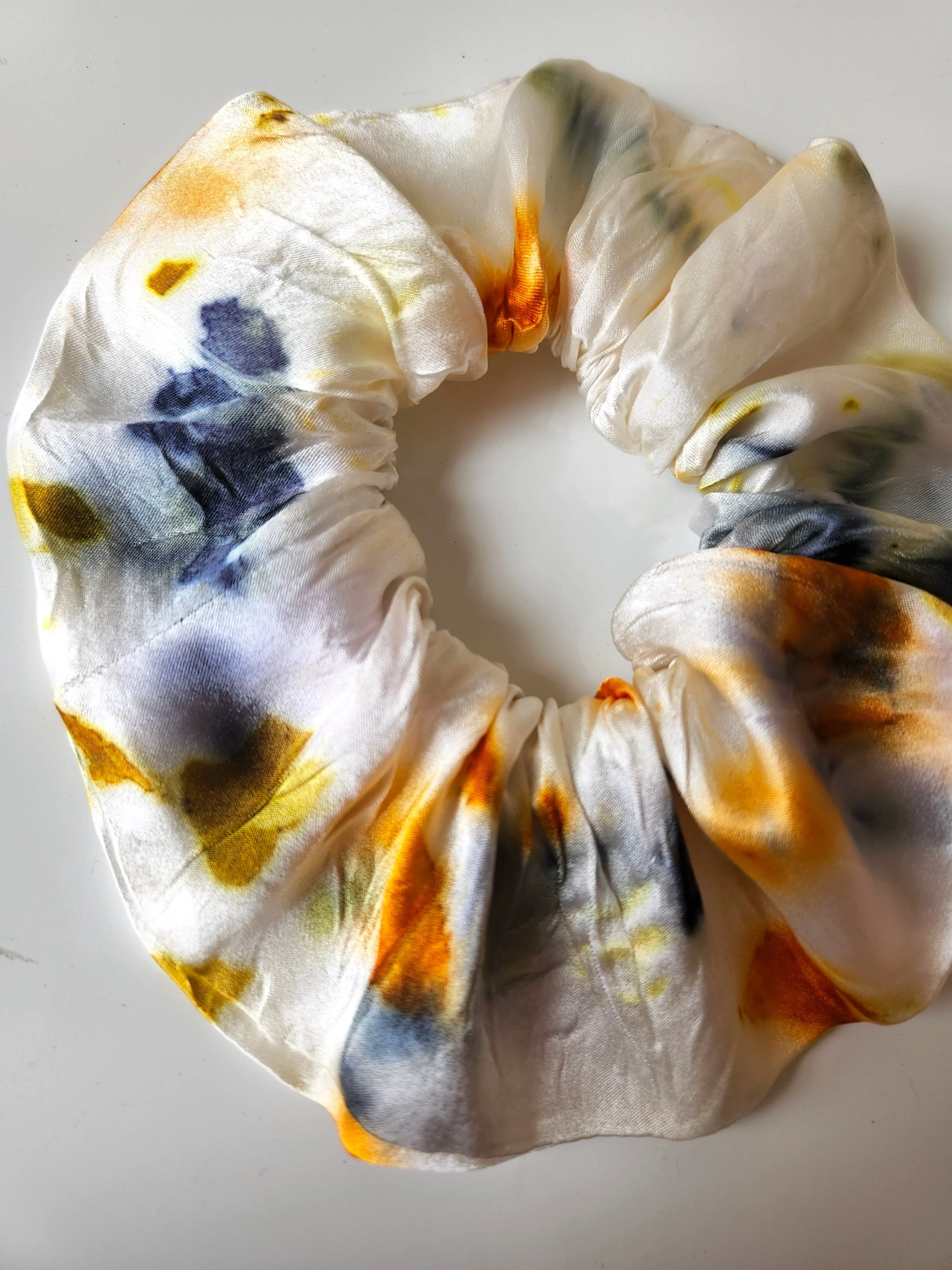 Botanically Dyed Silk Hair Scrunchie - Image 12