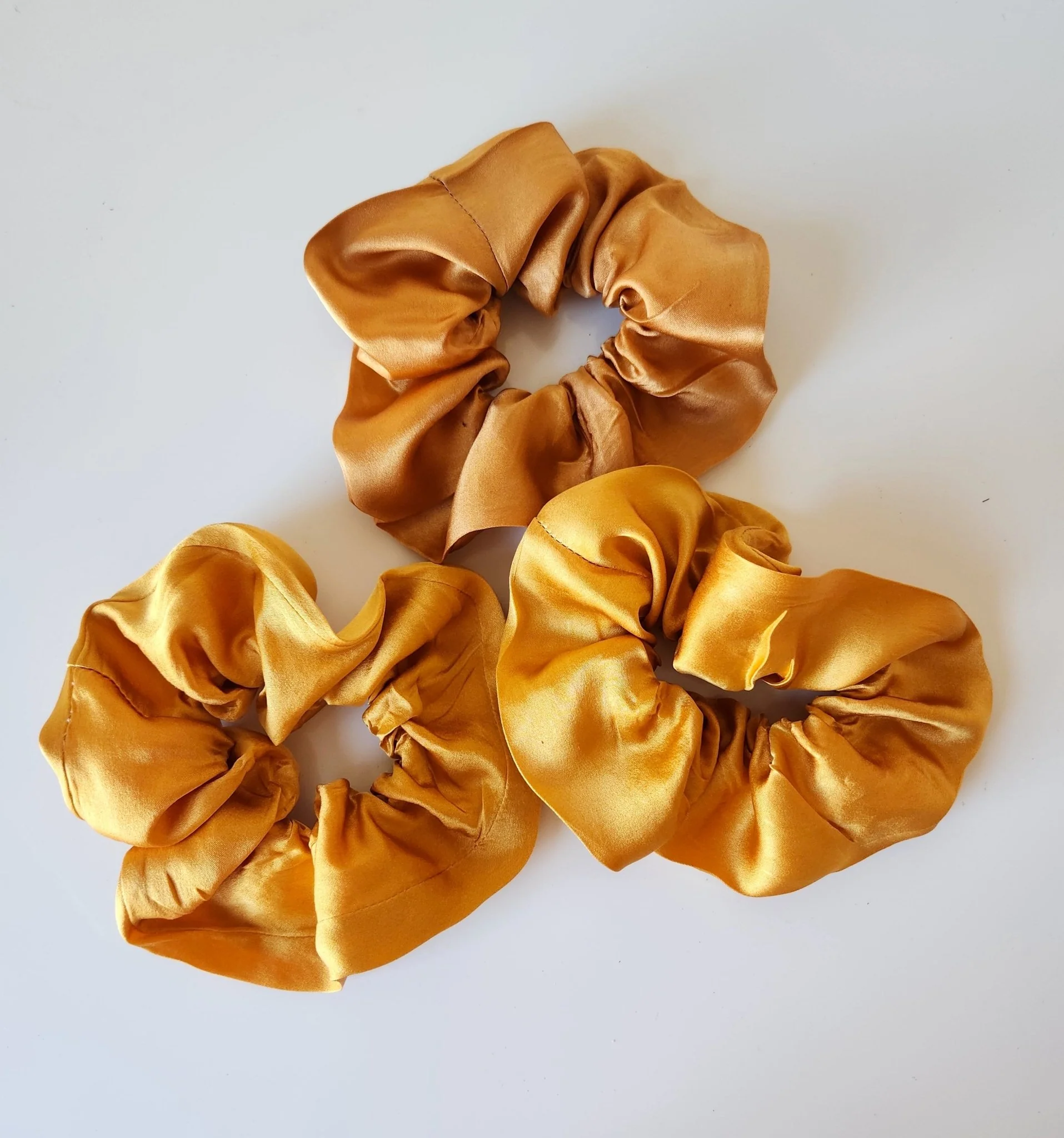 COLOR POP! Solid Botanically Dyed Silk Hair Scrunchie - Image 6