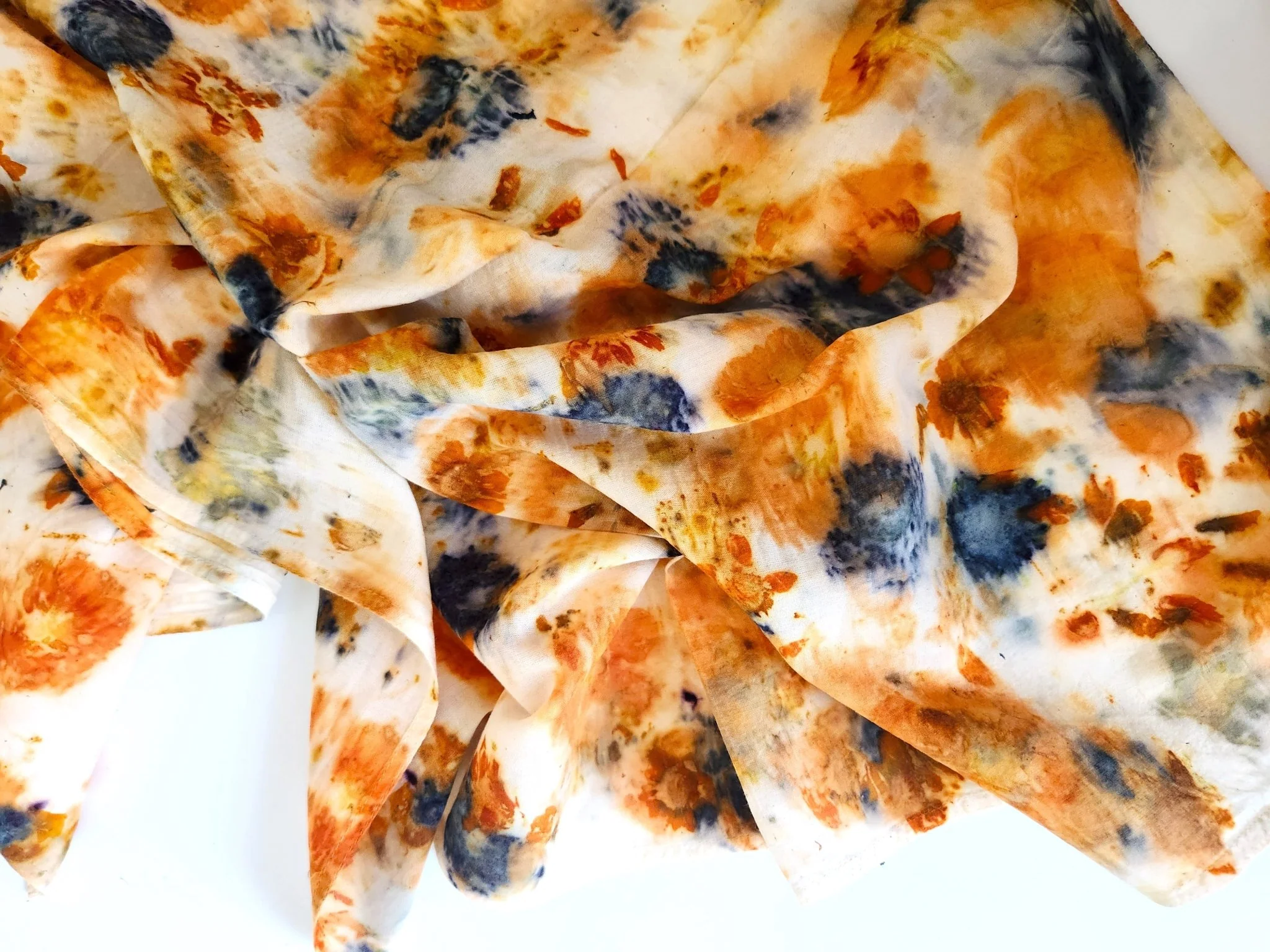 Floral Printed Organic Cotton Bandana - Image 4