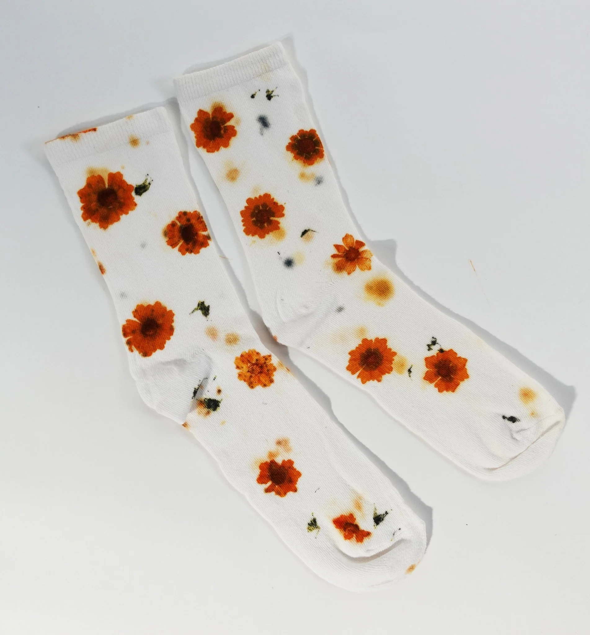 Flower Power Cotton Crew Sock - Image 4
