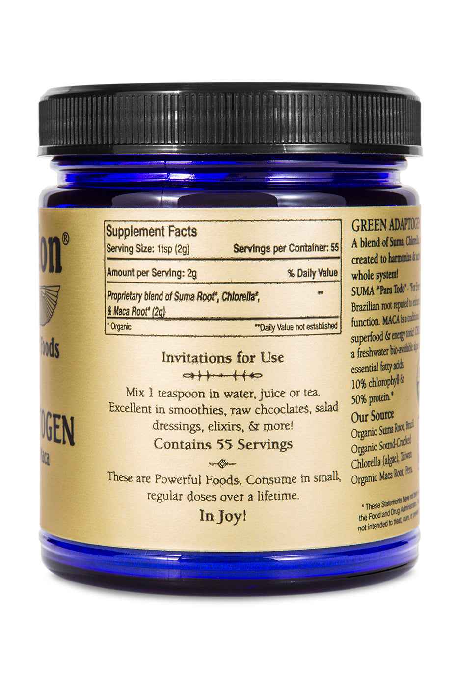 Green Adaptogen (Suma, Maca, Chlorella Blend) - Image 3