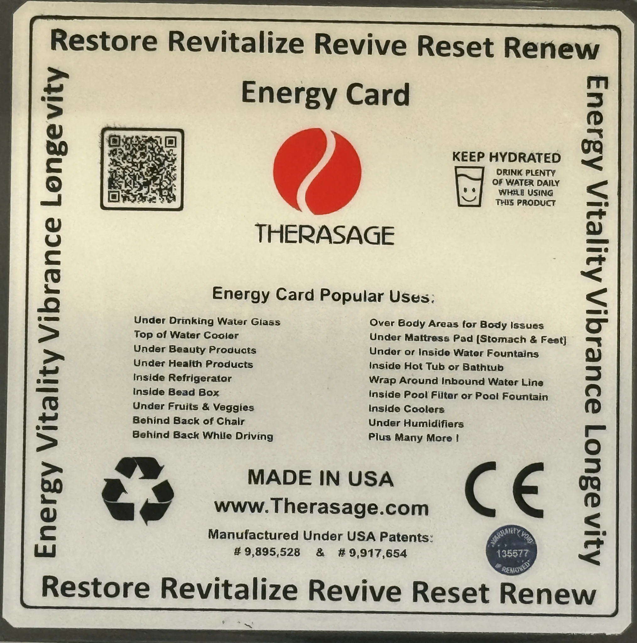 TheraVibe - 6x6 Card - Energy - Image 5