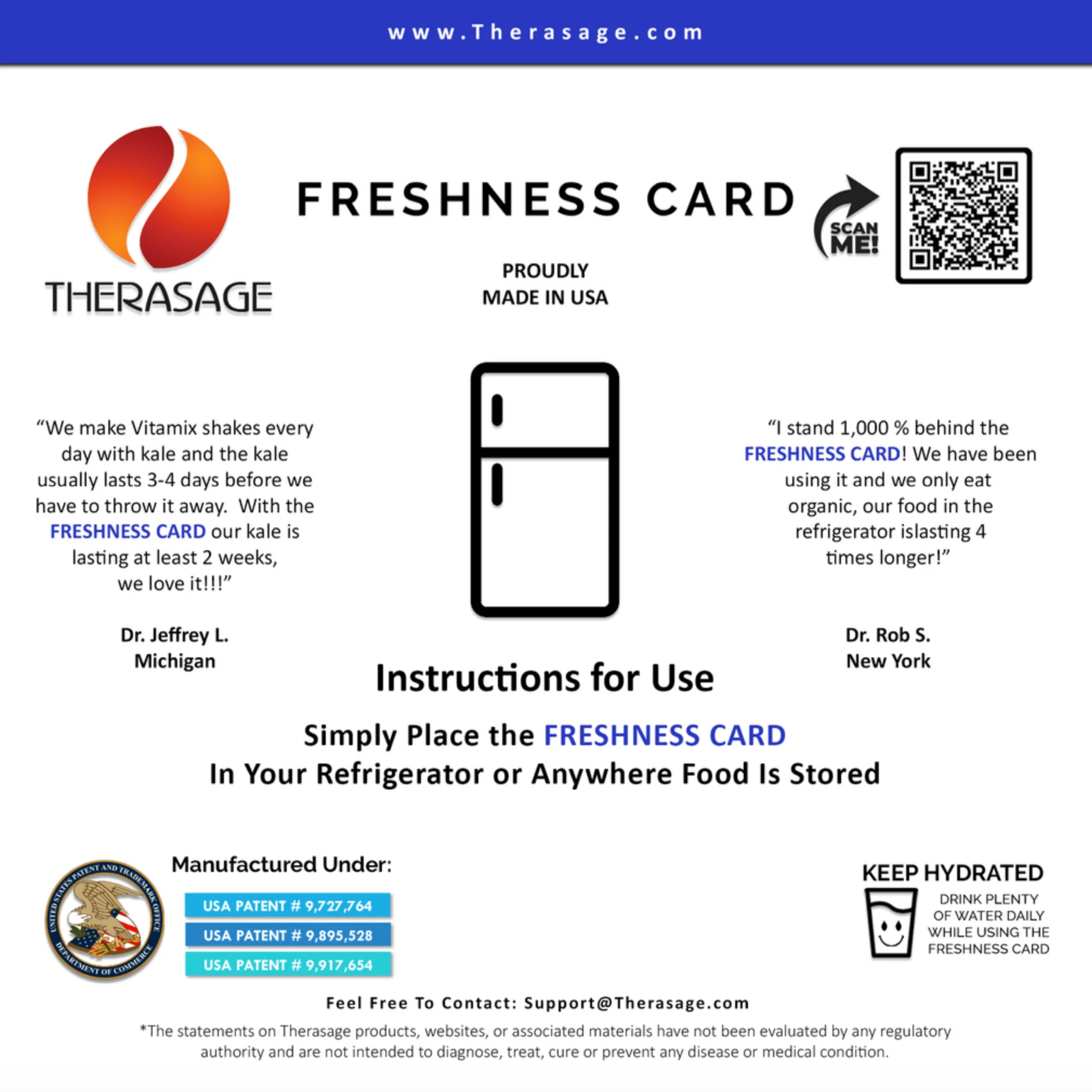 TheraVibe - 6x6 Card - Freshness - Image 3