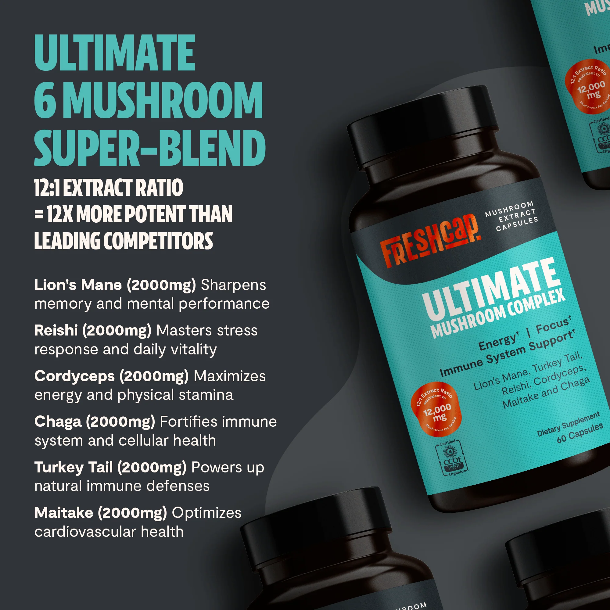Ultimate Mushroom Complex Capsules - Image 3